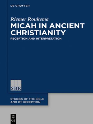 cover image of Micah in Ancient Christianity
